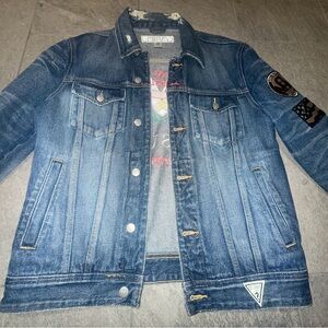 Guess Blue Denim Jacket for Men